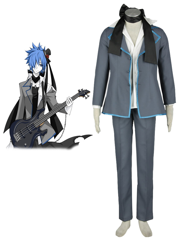 Vocaloid Black Kaito Cosplay Costume